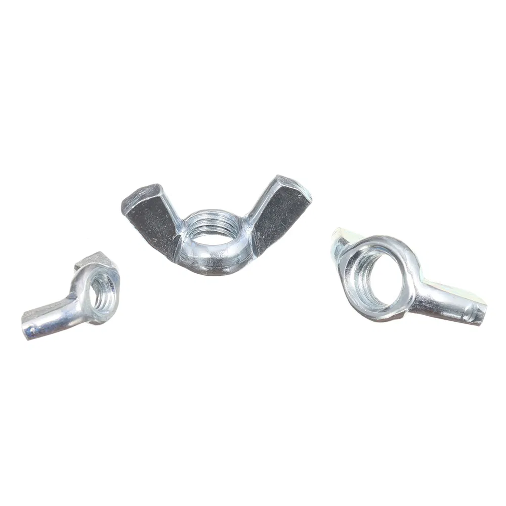 General Industry Roofing Blue Anodized Stainless Steel Aluminium M3-M12 Wing Nut DIN315 Wing Nut Brass Butterfly Nut