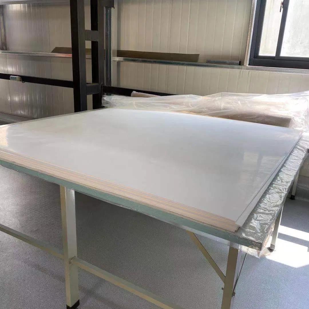Factory Molded and Skived PTFE Sheet Pure and GF Filled Tefloning Plates 0.3mm to 300mm Height PTFE Sheet Expanded PTFE Gasket Sheet