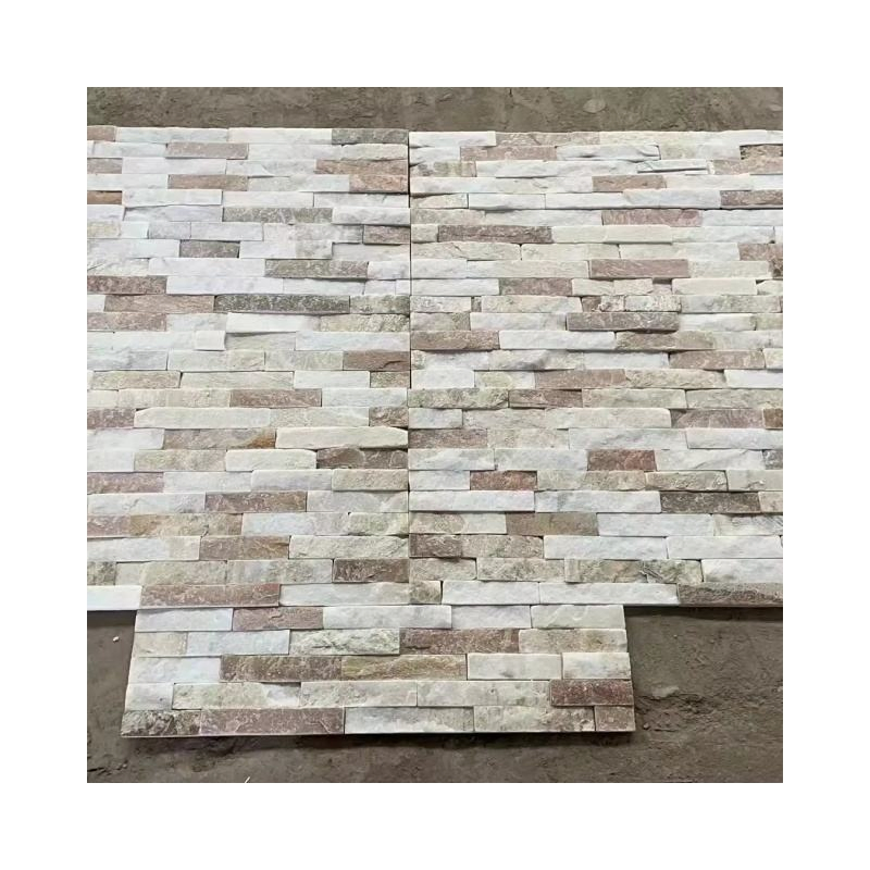 Exterior Wall Tile Beige Natural Cultrual Slate Stone Veneer for Interior Fireplace