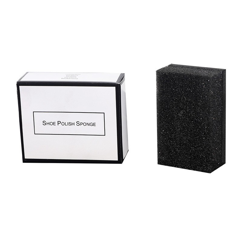 Wholesale Custom Cheap Hotel Disposable Shoe Shine Sponge in Paper Box Packing