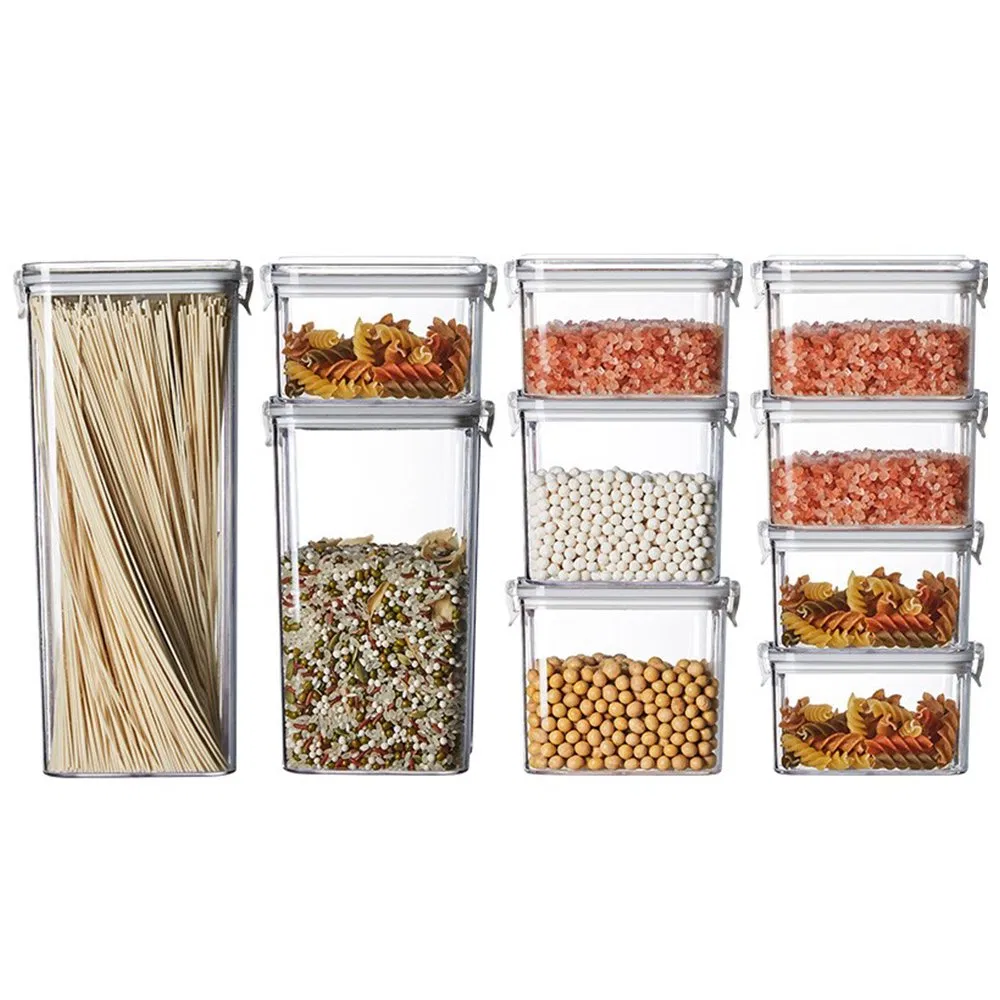 BPA Free Airtight Food Storage Containers Jars for Dry Food with Lids