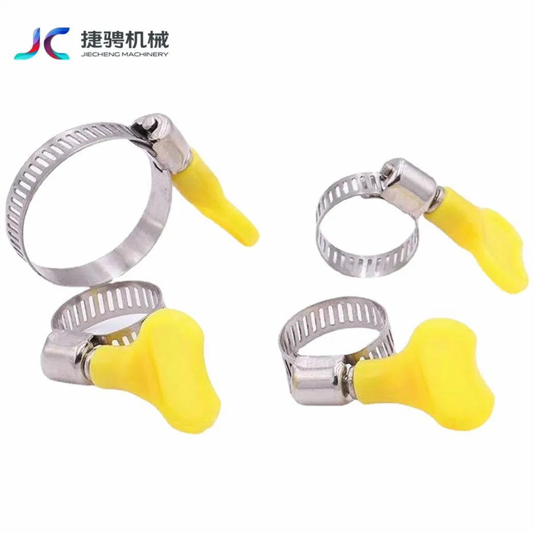 Plastic Handle American Style Hose Clamp, Adjustable Thumbscrew Key Clamp