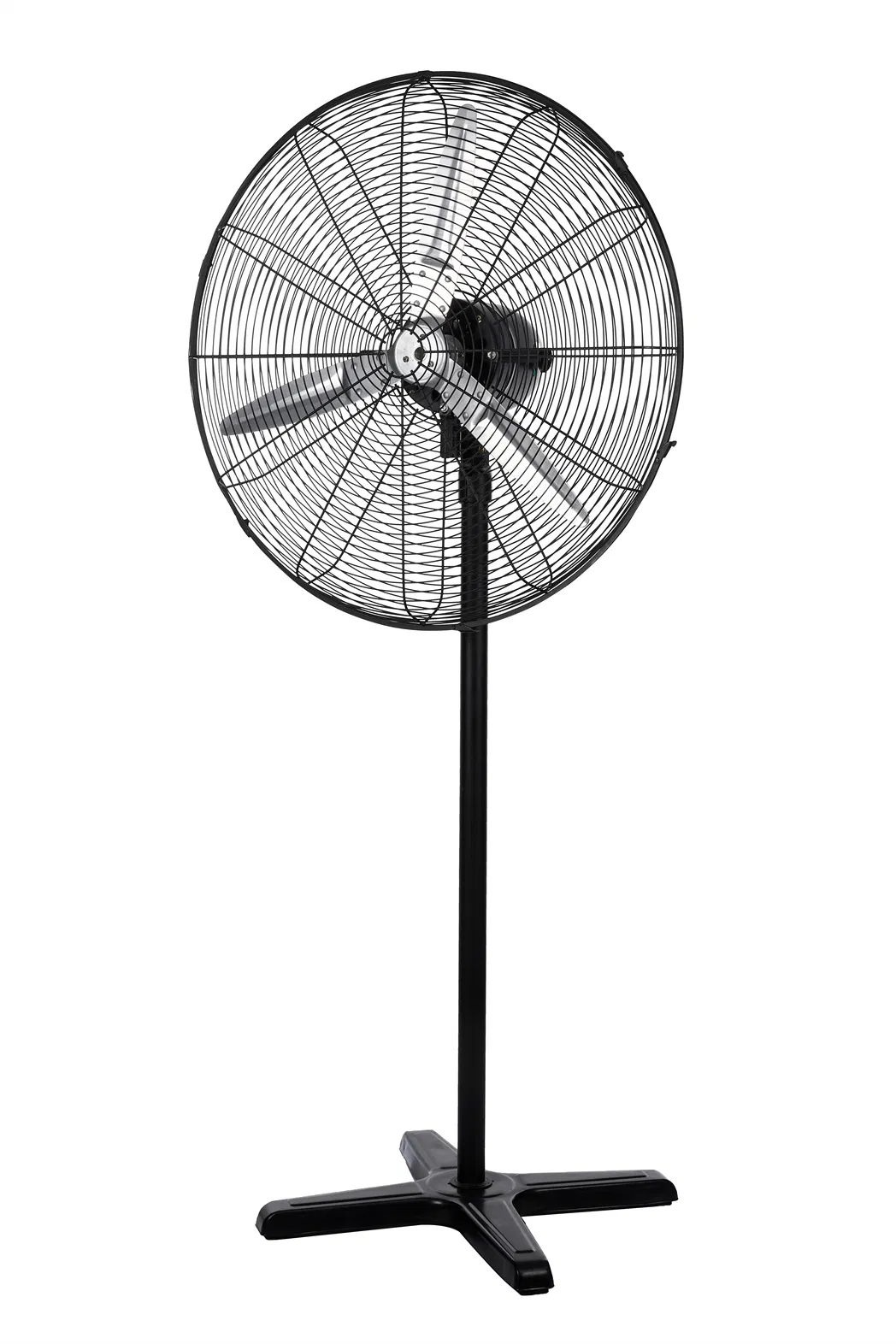 26 Industrial Stand Fan Straight Pipe/Round Base Plastic