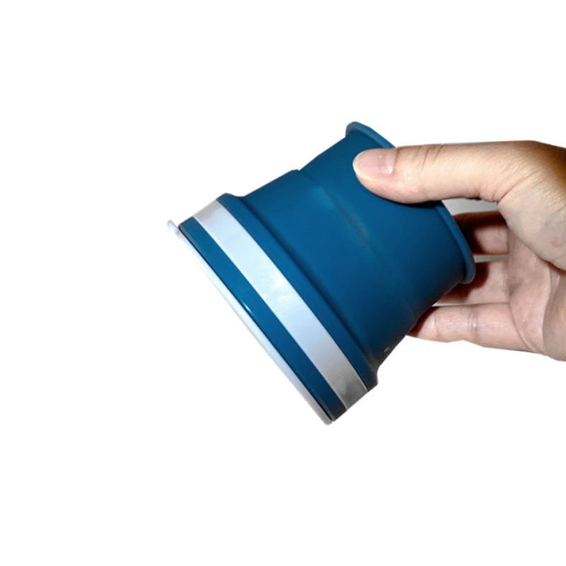 Portable 170ml Pocket Size Retractable Eco-Friendly Custom Logo Printed Foldable Silicone Travel Coffee Drinking Water Milk Cup with Lid