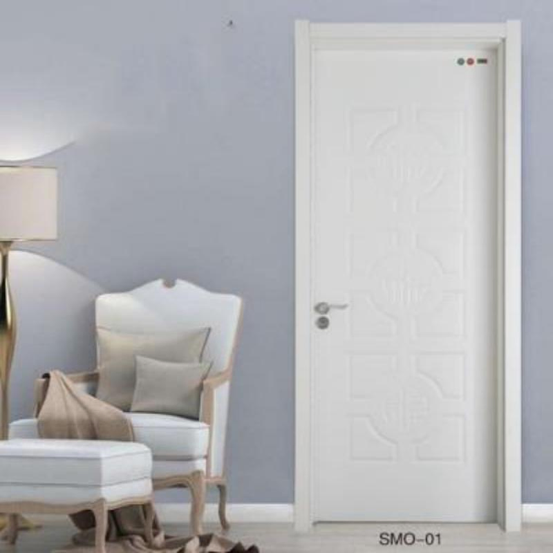 Waterproof Home Interior Wood Plastic Door