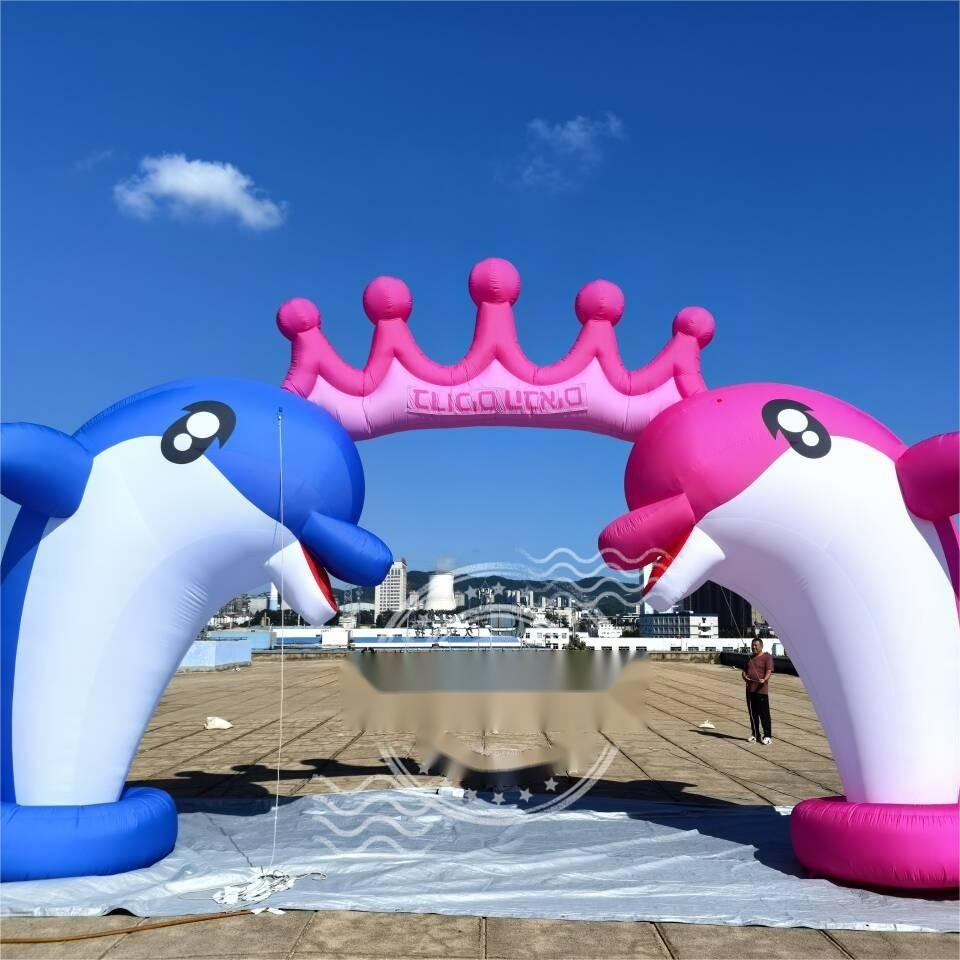 Inflatable Arches for Grand Openings Rainbow Arches Celebrations Sports Events Advertising Campaigns