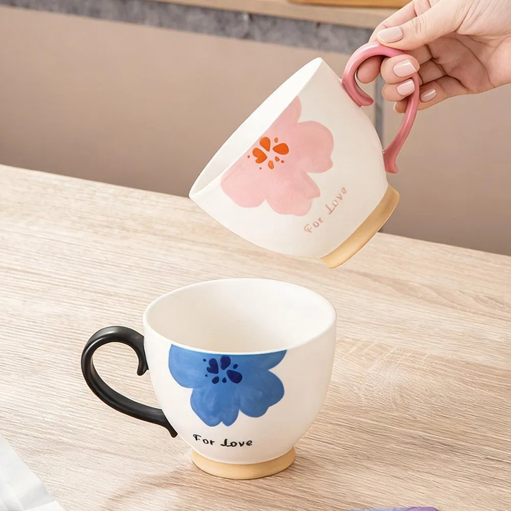 Carefully Polished Easy Clean Ceramic Mug Cup for Working Home