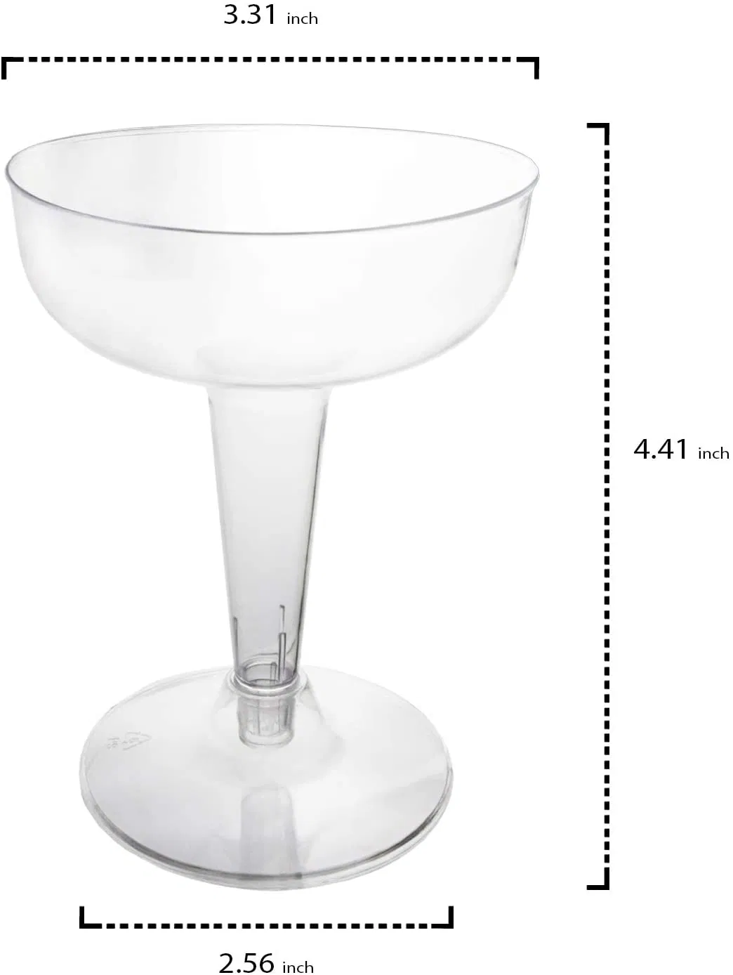 4 Ounce Party Essentials Unbreakable Clear Plastic Champagne Glasses for Gustave Lorentz Chapuy Charles Mignon