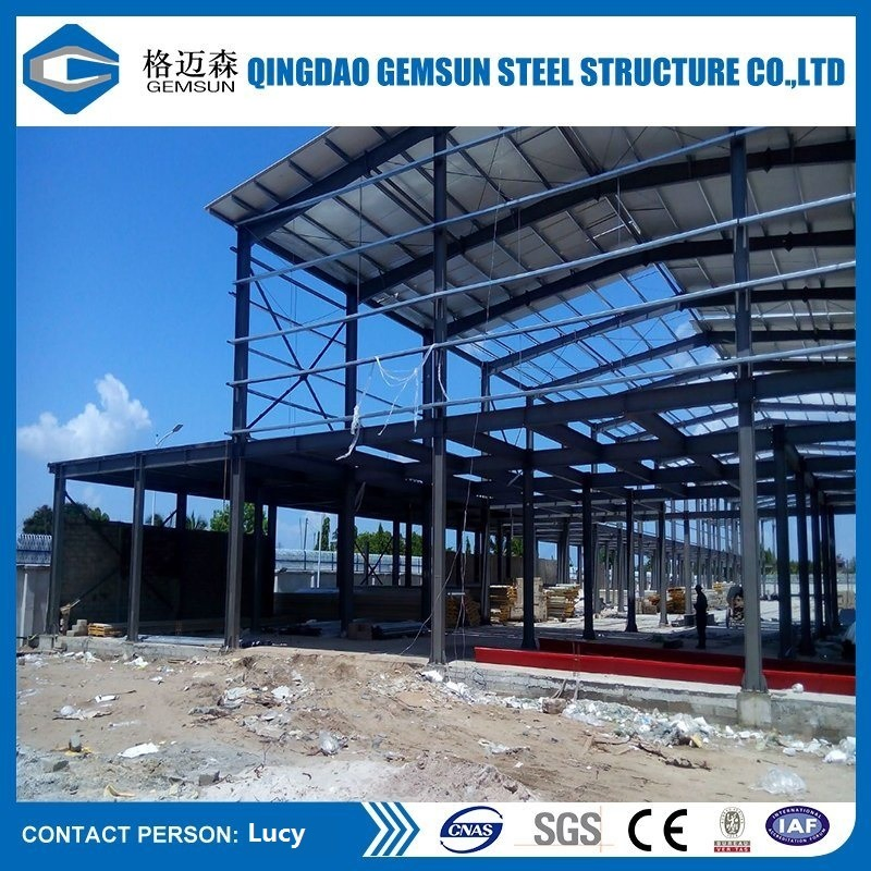 Industrial Steel Structure China Design for Warehouse/Shed GB Standard