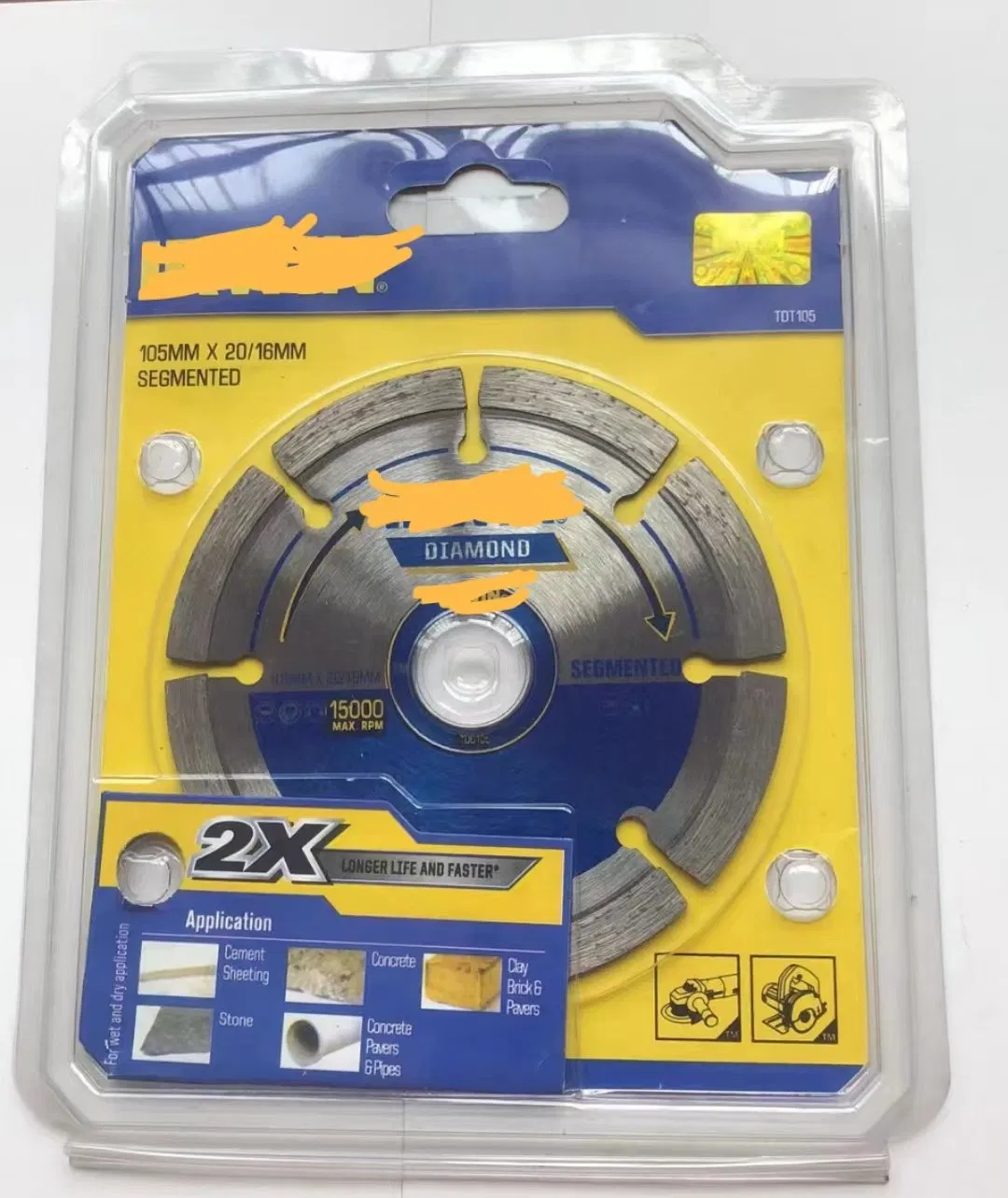 Reinforced Turbo Wave Diamond Saw Blade for Mable and Stone