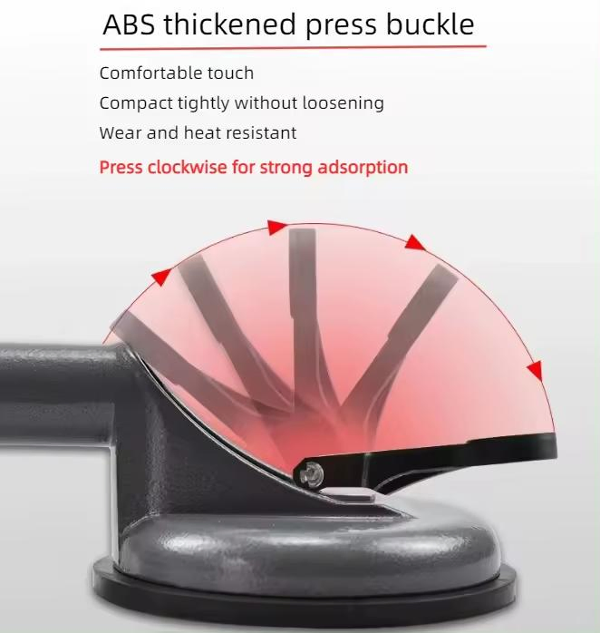 Jnz Suction Cups Heavy Duty Vacuum Handle Holder to Lift Large Glass