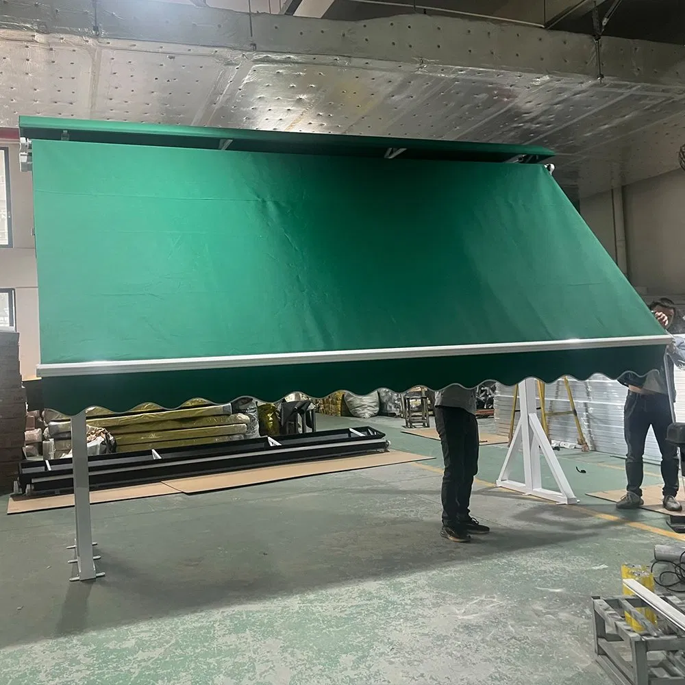 Foldable Retractable Awning Patio Balcony Awning Gazebo Canopy Sunshade