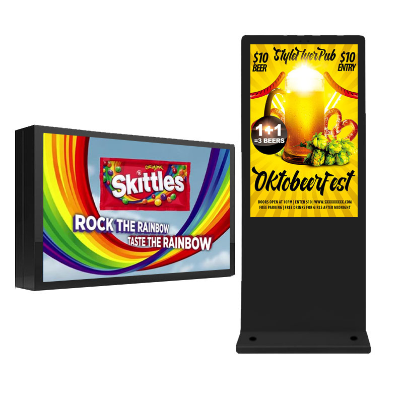 32-дюймовый водонепроницаемый LCD-дисплей высокой яркости для улицы