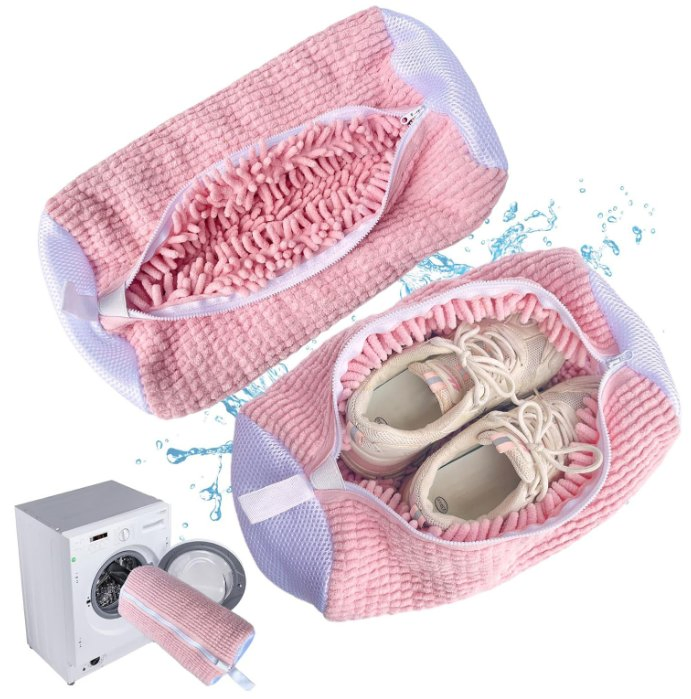 Customizable Shoe Laundry Bag with Breathable Mesh Protective Shoe Cleaning Bag for Sneakers