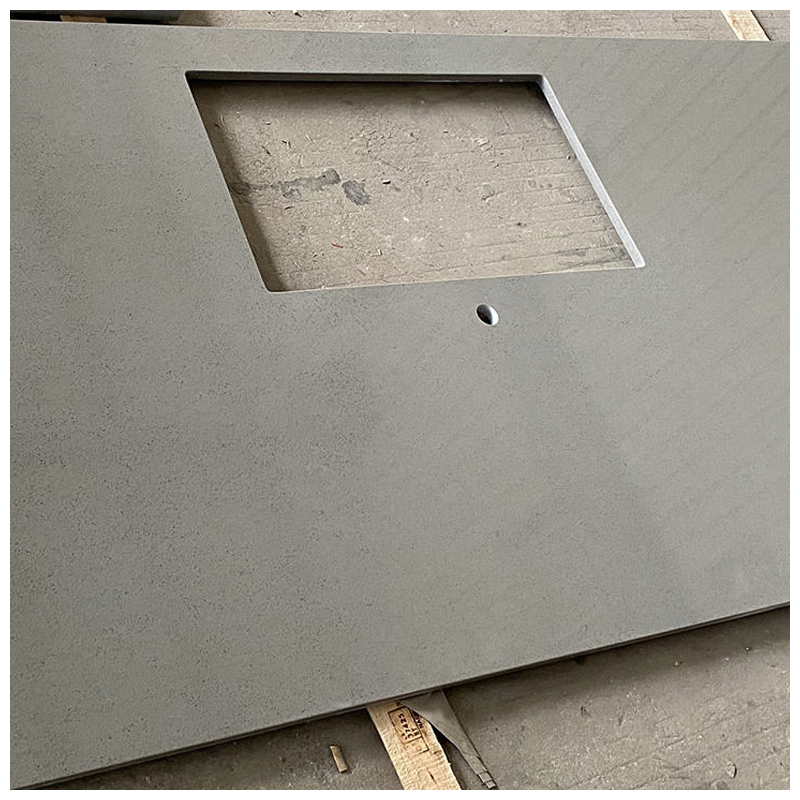 Engineered Pure Grey Quartz Countertops