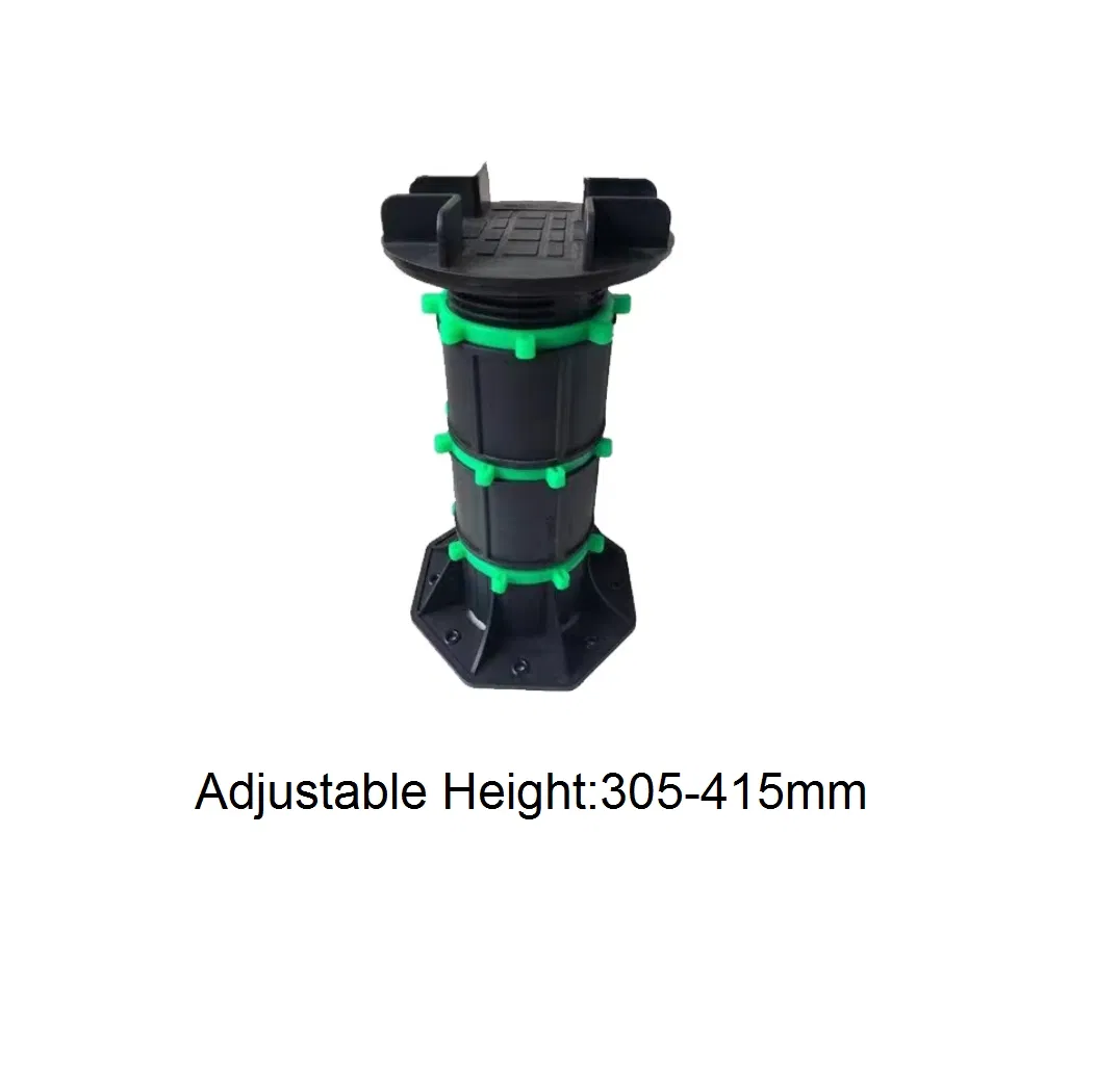 Adjustable Self-Leveling Engineered Plastic Pedestal for Decking Board