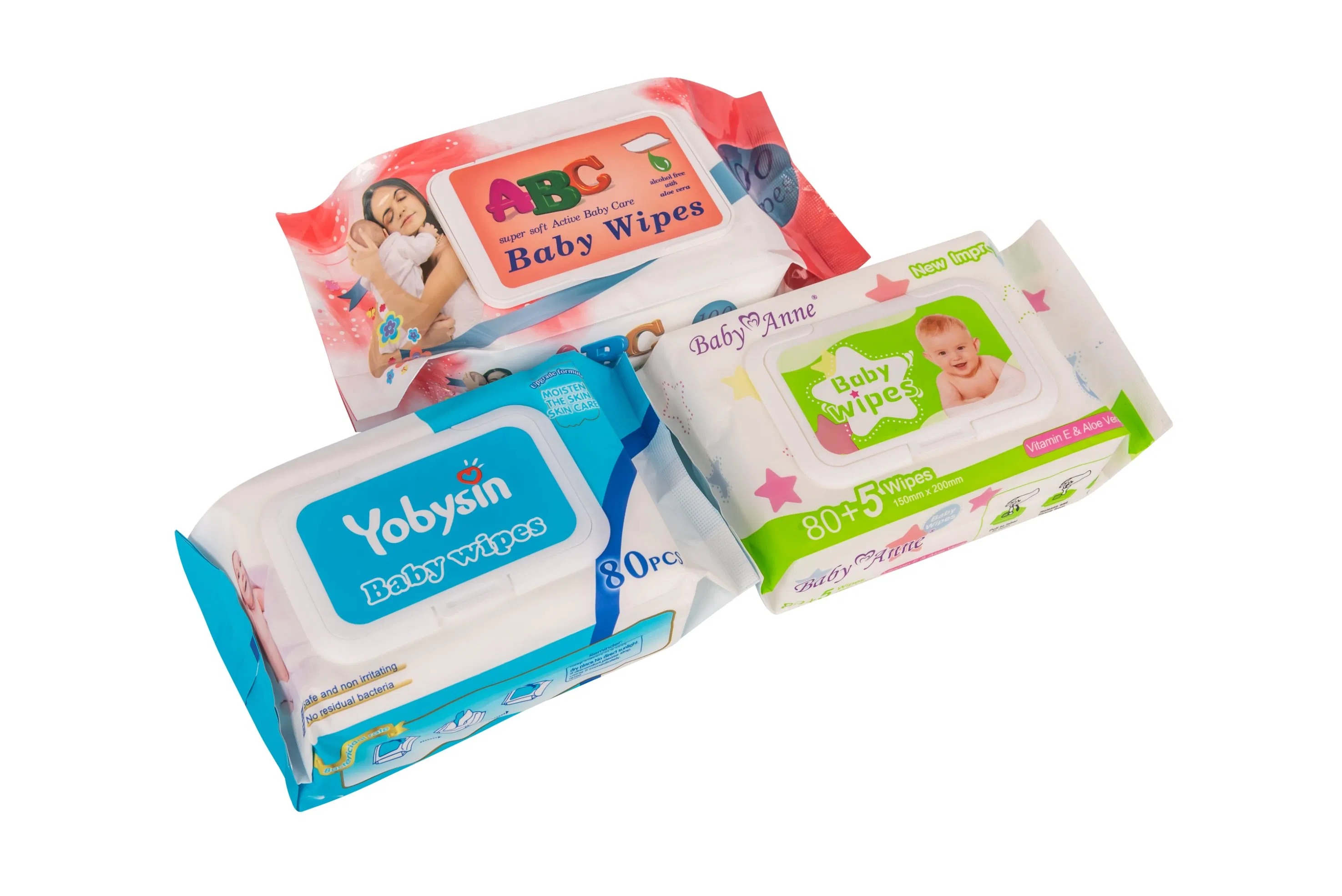 Yobysin CE Certified Gentle Skin Care Baby Wet Wipes