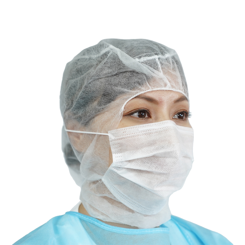 Disposable Non Woven Astronaut Cap Head and Mouth Cover with Universal Size