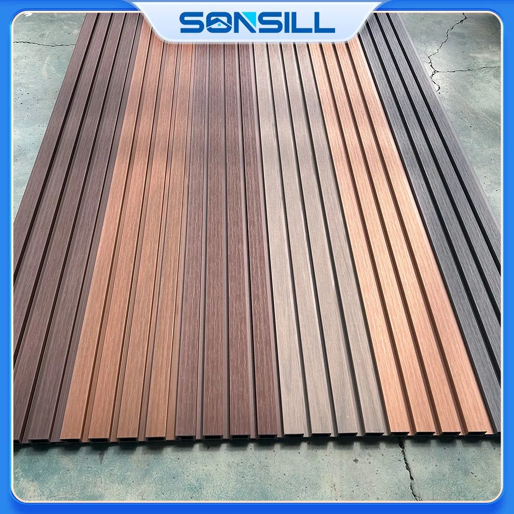 Sonsill Manufacturers Price Waterproof WPC Exterior Co Extrusion Wall Cladding WPC Wall Panel Outdoor