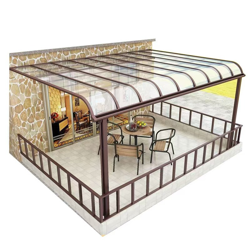 Electrically Controlled Retractable Roller Shutter with Safety Insulation, High-Quality Aluminum Alloy Canopy Sunshade Canopy
