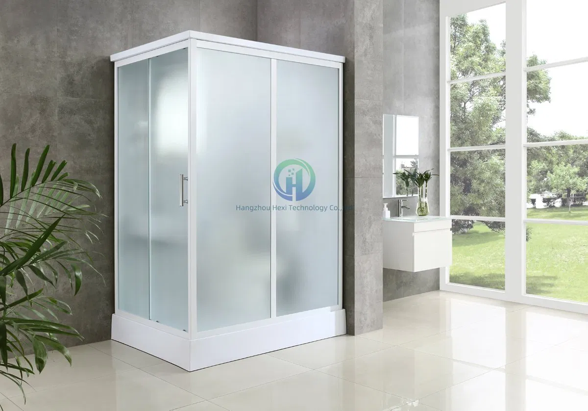 White Prefab Bathroom Toilet with Luxury Sanitary Ware All in One Bathroom