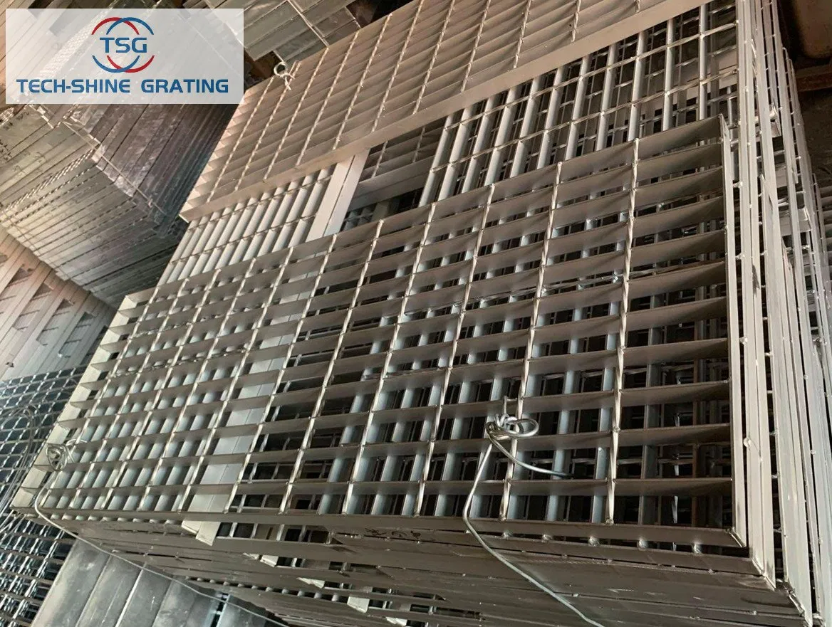 Type Ws Welded Stainless Steel Bar Grating Ideal for Sanitary or Highly Corrosive Environments and Architectural Applications