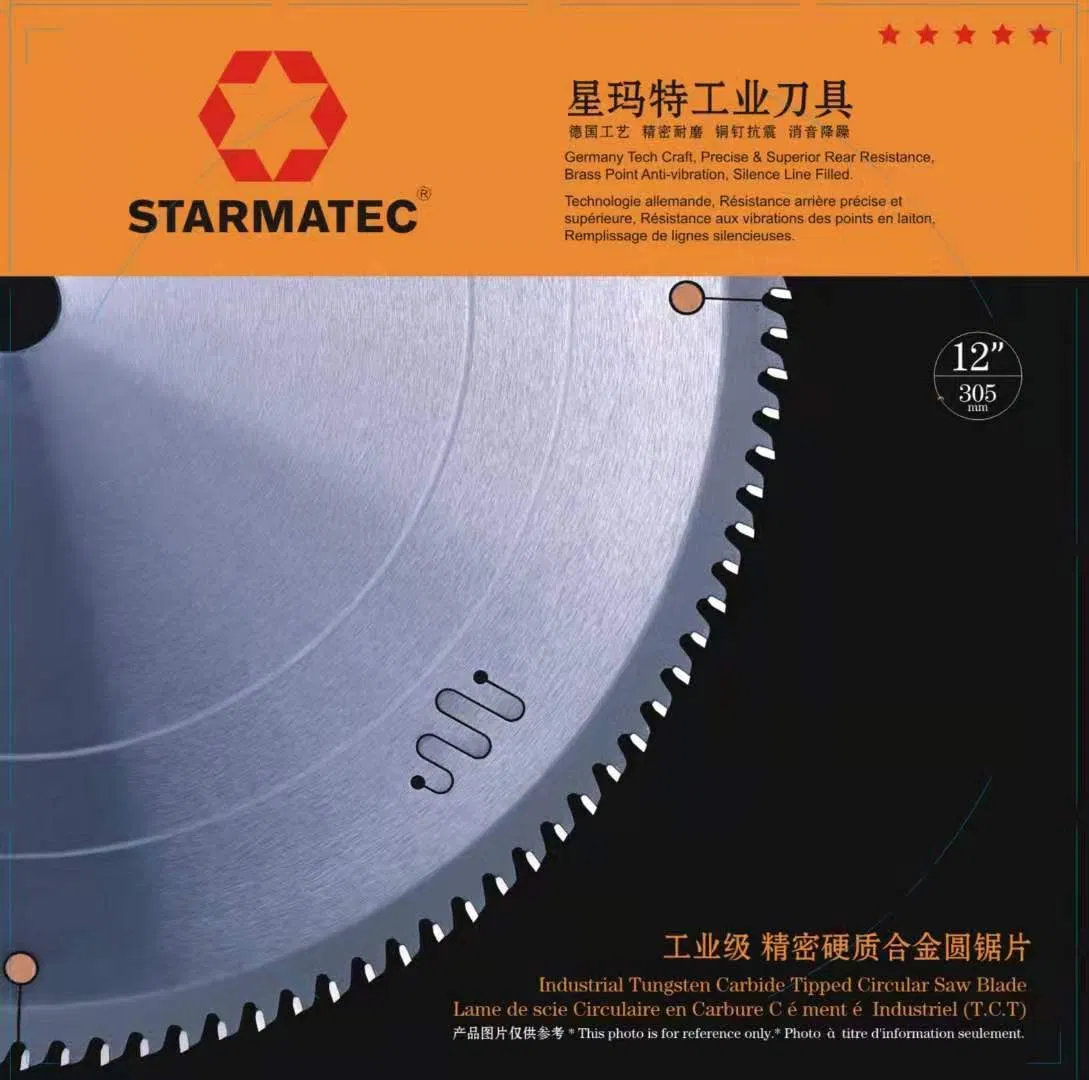 Sp01A0500 Circular Saw Blade for Aluminum / PVC / Plastic / Non-Ferrous Metals Cutting Diamond Tool PCD Tips Match Portable Machine Table Machine