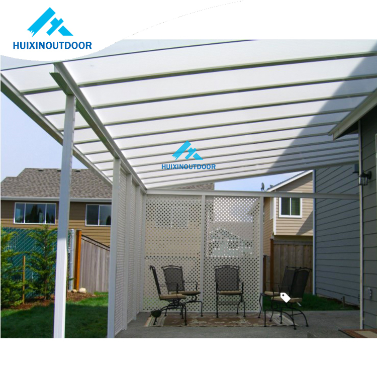 Flat Roof Patio Cover for Shade Pergola Canopy Awning