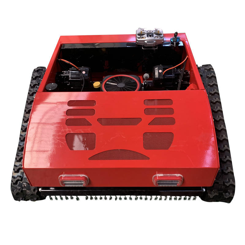 Mini Machine Cutter Remote Control Lawn Mower with Tracks Gasoline Petrol Muka1000A