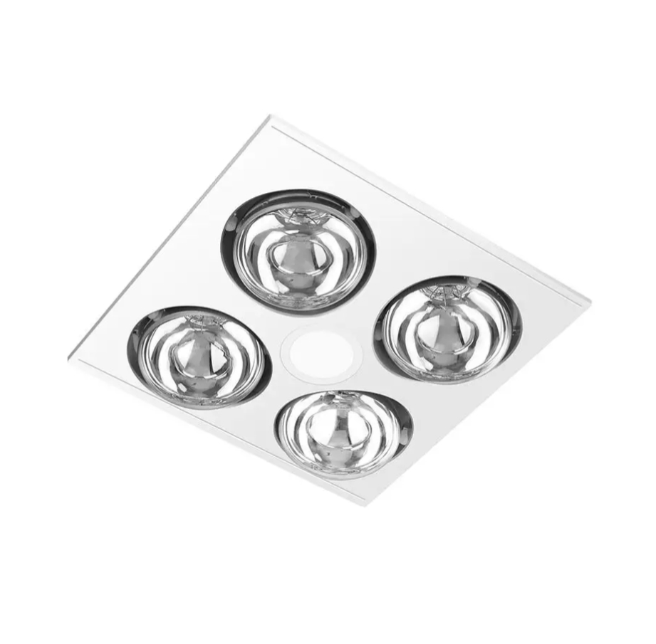 Bathroom Infrared Heat Fan Light with 4 Lamp Heater