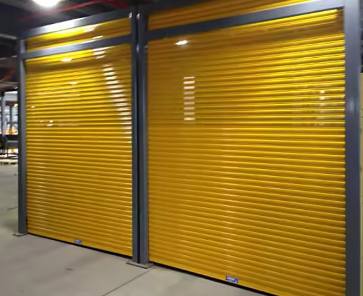 Warehouse Store Entry Roll up Aluminum Industry Electric Folding Roller Shutter Door