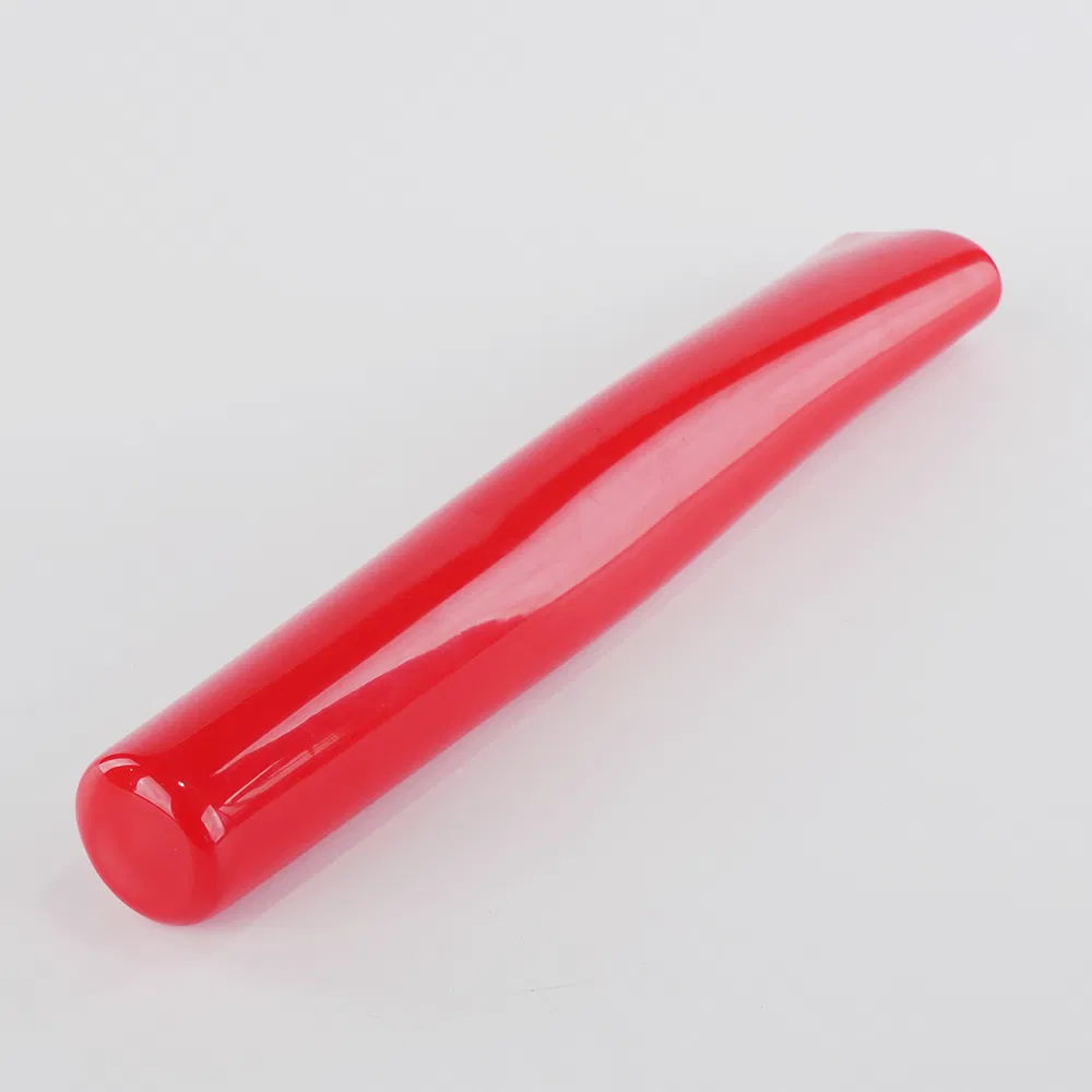 Smooth Red 1 Inch Round Vinyl End Cap 4 Inch Pipe Cap Rubber Cover Rubber End Cover for Nut and Screw