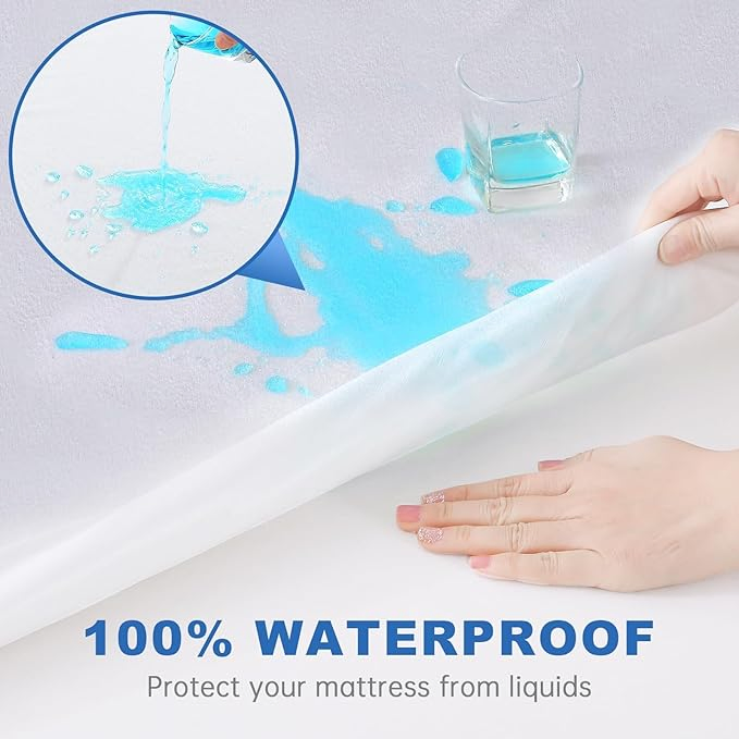 100% Breathable Waterproof Mattress Protector