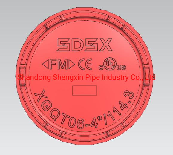 Ductile Cast Iron Groove Pipe Fittings End Cap FM, UL