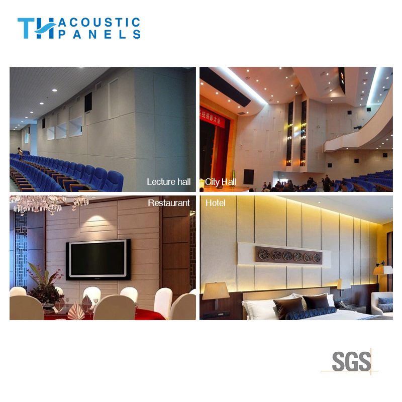 15mm Water Proof Polyester Fiber Sound Proofing Panel for Cinema