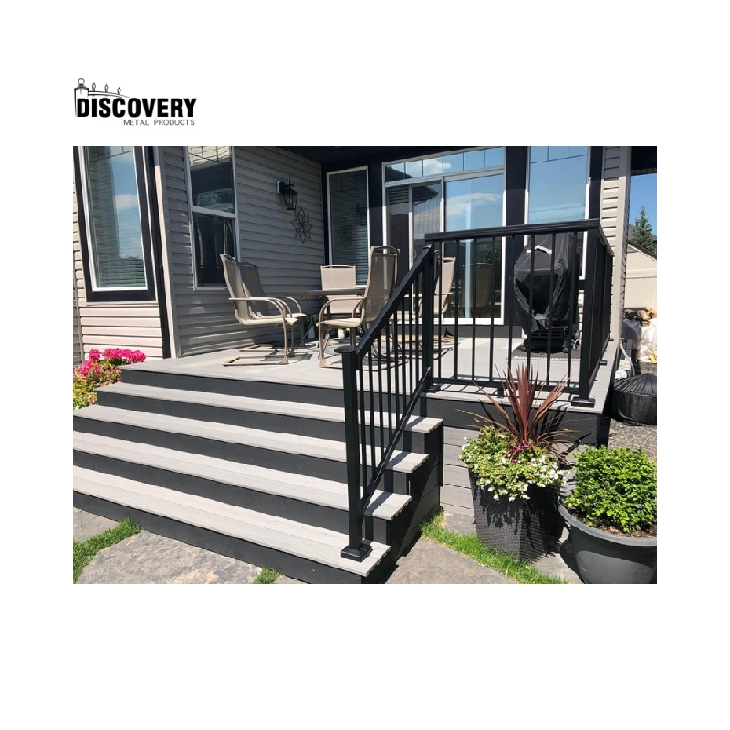High Quality Outdoor Safety Balcony Stair Garden Aluminum Railing Deck Glass