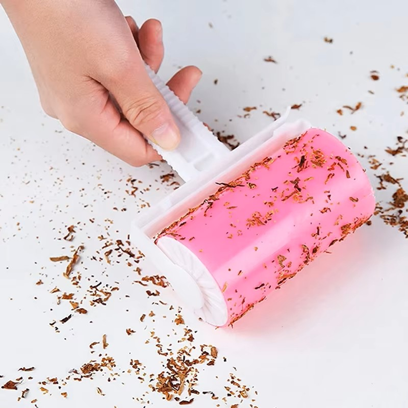 Hot Selling 3 Set Silicone Washable Reusable Sticky Cleaning Lint Roller