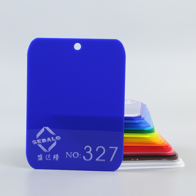 Blue Color Cast Acrylic Sheet Also Called Acrylics, Plexiglass, Organic Glass, Perspex, PMMA Sheet