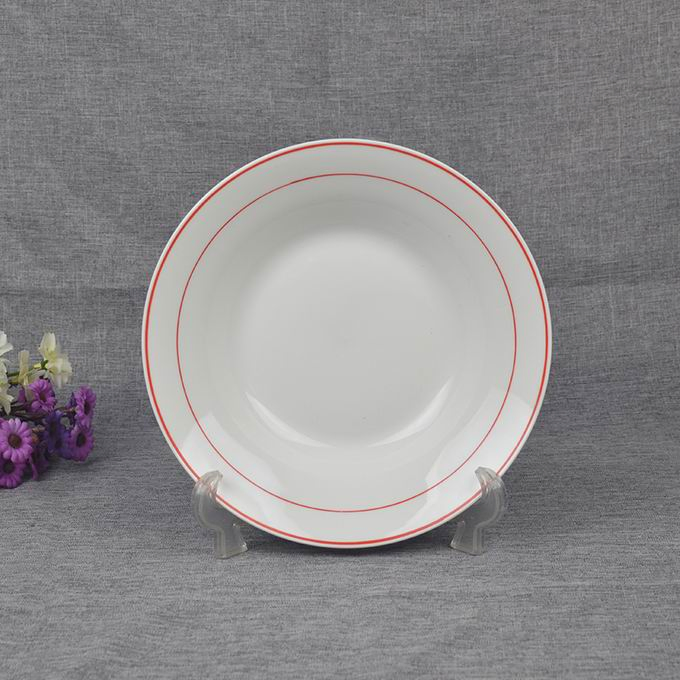 8"Soup Plate Color Line Porcelainware Ceramics Tableware