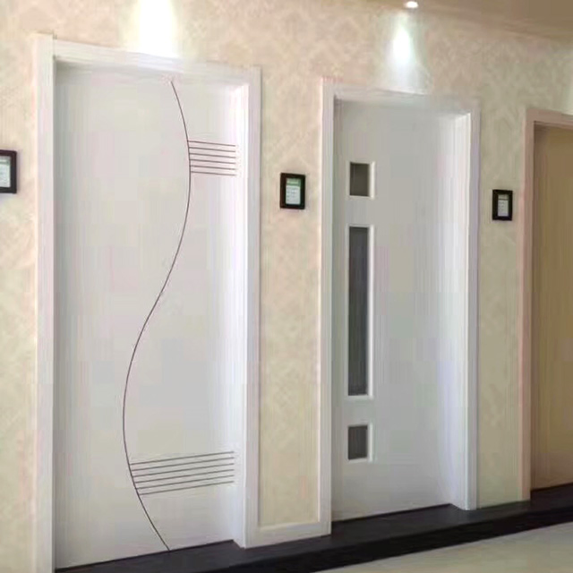 Waterproof Interior WPC Doors with Door Frame