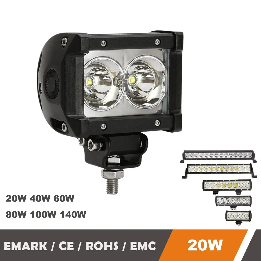 Светодиодная LED-панель 20W 4.3 дюйма IP69 для внедорожников