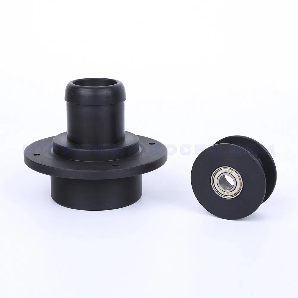 Zhongde Durable Molded Plastic POM/Nylon/ABS Wheel with Metal Core