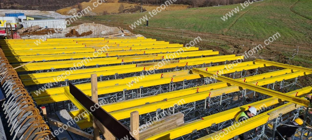 Tecon Wooden Slab Formwork System for Building Materials