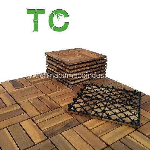 Бамбуковая террасная доска с замковым соединением