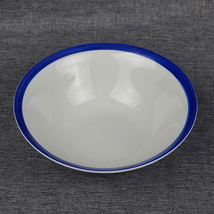 Salad Food Bowl 7"8" Color Line Porcelainware Ceramic Tableware