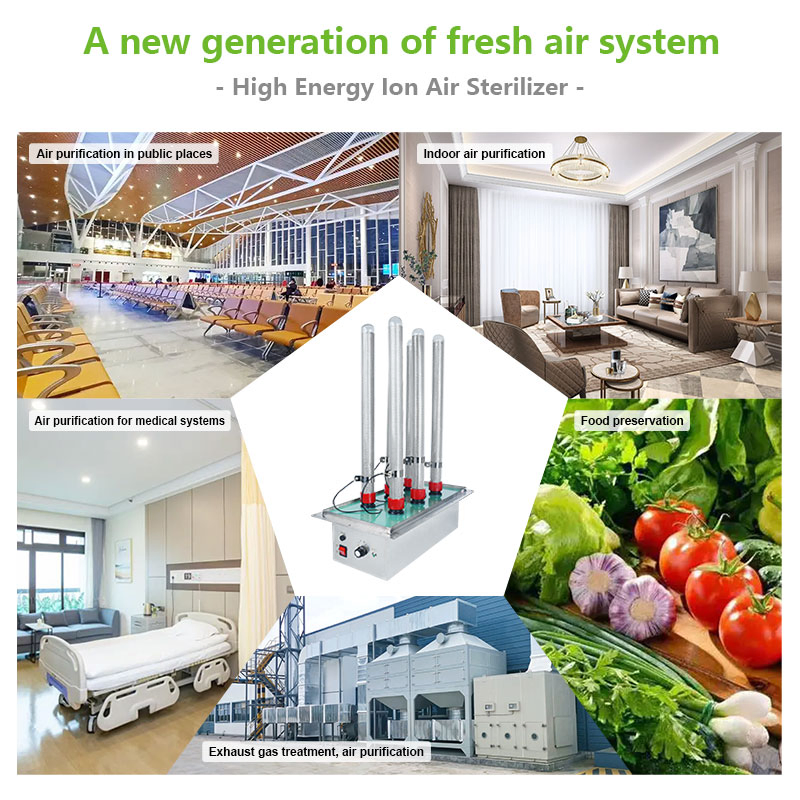 Bipolar Ionization System Suitable for Central Air Conditioning
