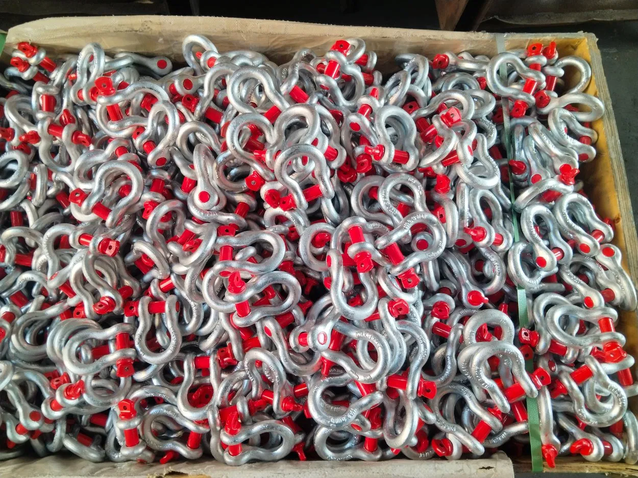 Rigging Hardware U. S. Type Drop Forged Carbon Steel Chain Shackle