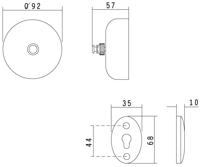 2024 Special Offer Stainless Steel Polish Finished Round Retractable Clothesline