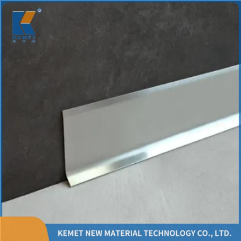 High Quality Aluminum Skirting Board Profiles for Floor Decoration OEM Logo Aluminum Tile Trim