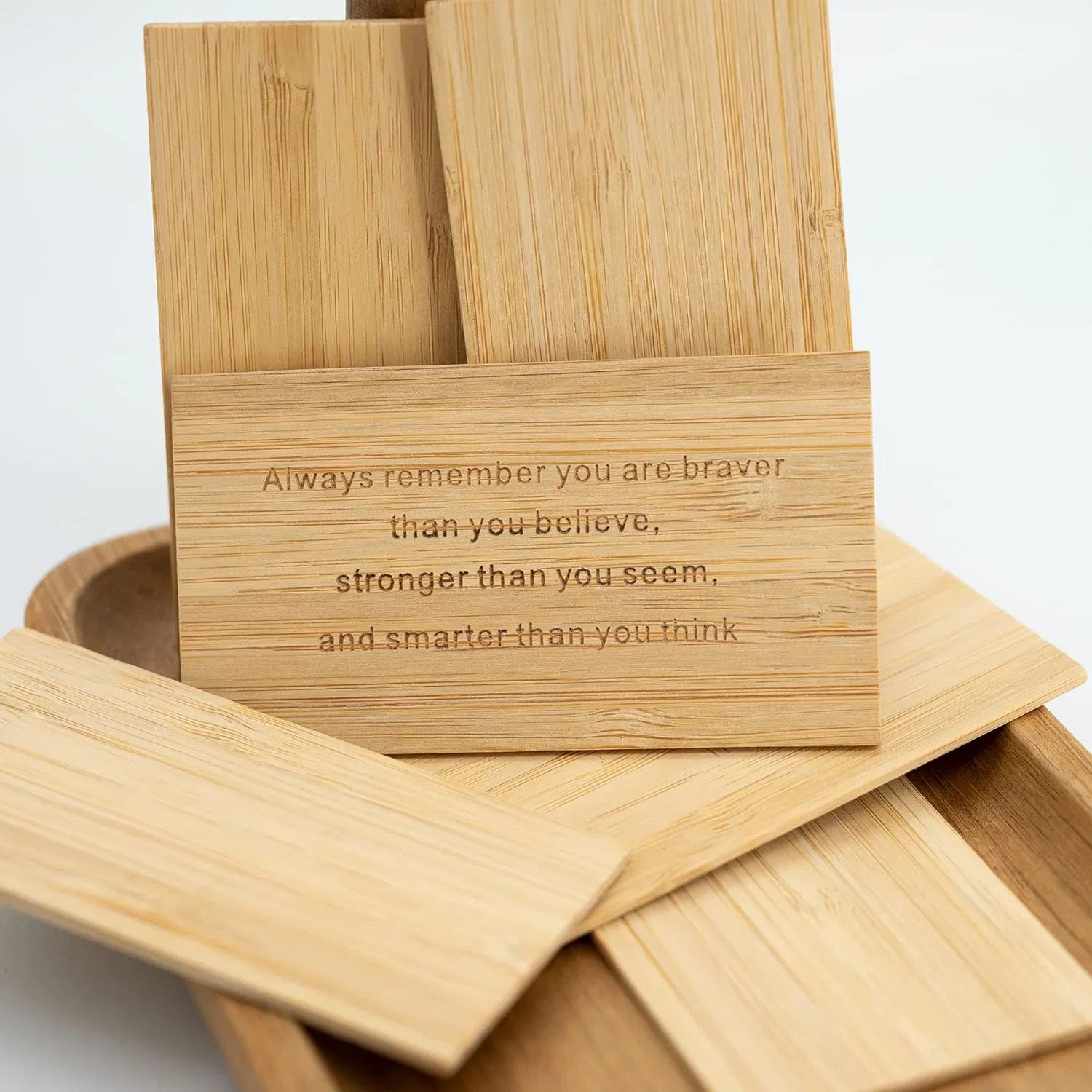 Bamboo Plank Craft Supplies Flat Bamboo Plank